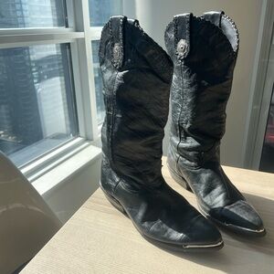 Women's Black Western Boots